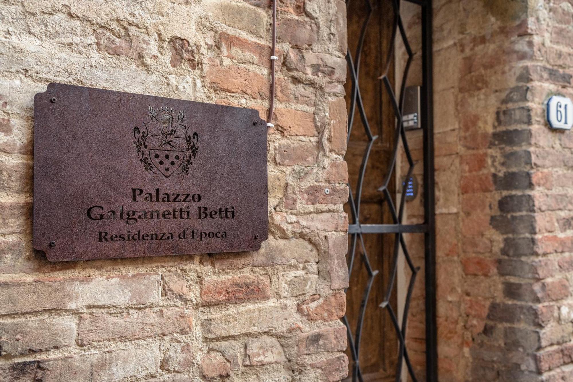 Palazzo Galganetti Betti Villa Colle Val D'Elsa Eksteriør bilde